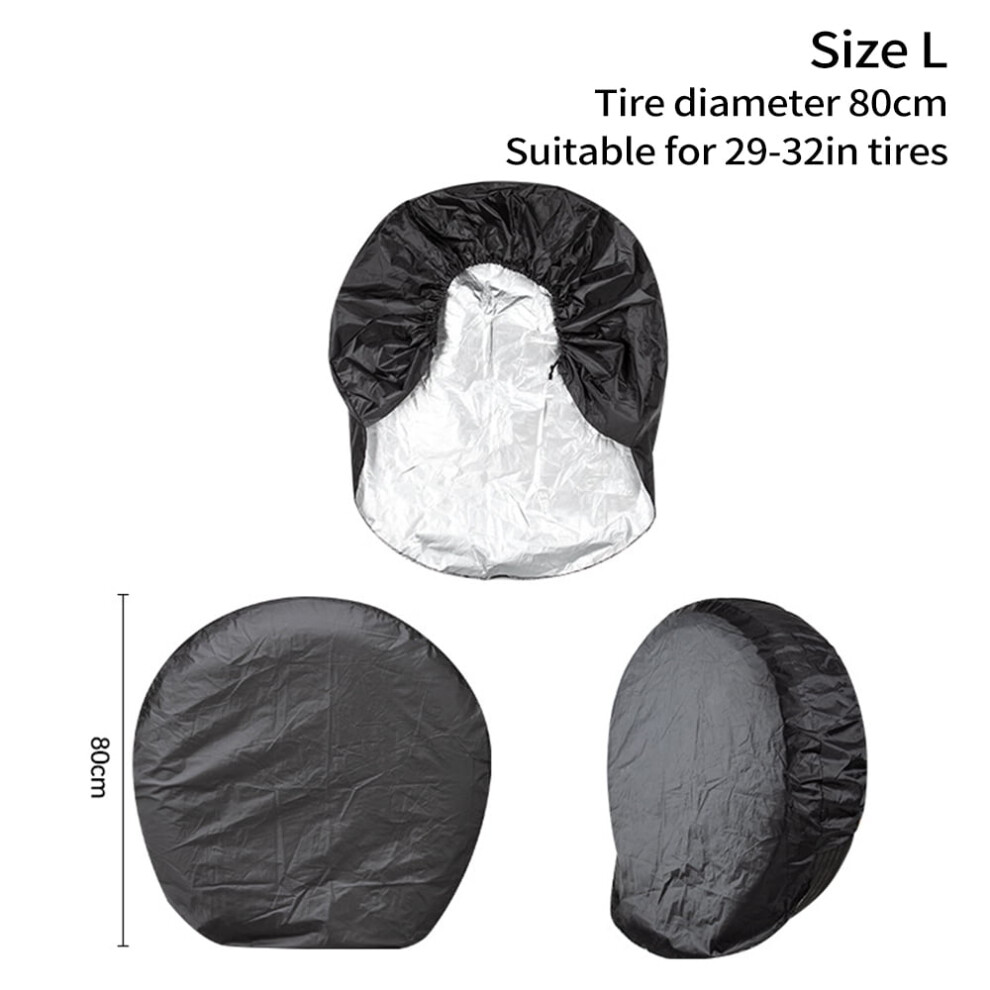 Universal Waterproof Tire Cover For Rvs, Campers & Suvs Â Fits 29"-32" Wheels, Compatible With Spare Tires 9448990372911