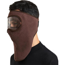 Sturmhaube aus Fleece für Damen und Herren – Warme, winddichte Winter-Gesichtsmaske mit Skibrille – Ideal zum Radfahren, Wandern und für