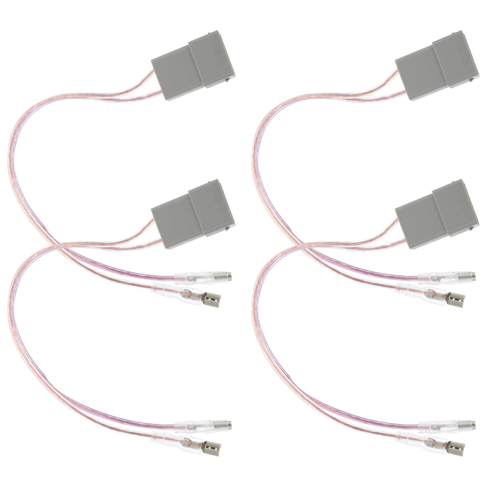 Car Speaker Wire Bass Plug Speakers Adapter Audio Accessories Connector Harnesses For 4 Pcs 9448990373116