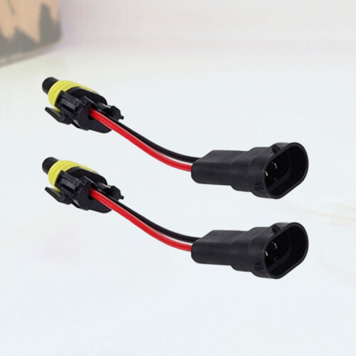Adaptor conector priză 2 buc pentru cablu bec far ceață LED auto 2