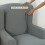 Housse de fauteuil à oreilles en polyester – Extensible, Lavable en machine, 4