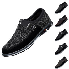 Mens Dress Shoes Casual Business Oxford Leather Shoes Walk Loafers Flats Shoes For Men Breathable Suitable For All Seasons