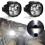Φώτα οδήγησης μοτοσικλέτας LED 12V8W, αδιάβροχα φώτα ομίχλης για 4