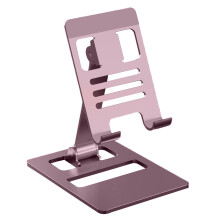 Tabletholder Foldbar Højdejusterbar Skridsikker Aluminiumlegering Kraftig Desktop Mobiltelefonstativ Tablettilbehør