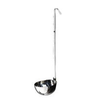 Louche Ă soupe en acier inoxydable avec crochet de suspension