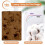 XL Washable Plush Dog Bed Brown 41"x27" 6