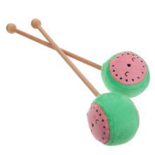 Conjunto de 2 Martelos de Massagem de Pelúcia com Pedal - Brinquedo Infantil para Escritório - Desenho Animado - Acessórios para Crianças