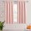 Cortinas Blackout Rosa Blush 52x45 polegadas (Conjunto de 2) 1