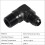 Προσαρμογέας αγκώνα AN6to3/8" NPT90 (2 τεμάχια) 3