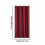 Thermal Insulated Blackout Curtain Panel Red 87x55in 2