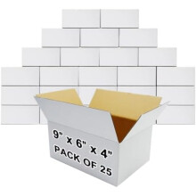 Confezione da 25 scatole di cartone ondulato per spedizioni 9x6x4" – BM964 Scatole per spedizioni aziendali, scatole regalo per e-commerce |