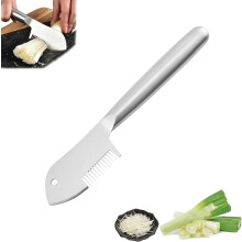Éplucheur à julienne en acier inoxydable avec poignée ergonomique