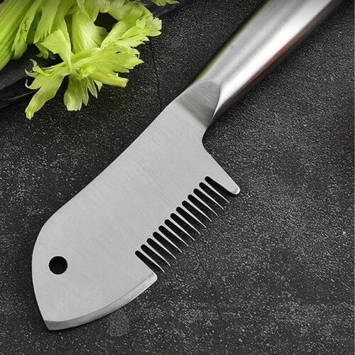 Julienne-Schäler aus Edelstahl mit ergonomischem Griff 2