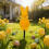 Ηλιακό φως για αυλή Easter Bunny, αδιάβροχο, εξωτερικό διακοσμητικό 4