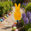 Ηλιακό φως για αυλή Easter Bunny, αδιάβροχο, εξωτερικό διακοσμητικό 5