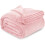Ροζ Κουβέρτα Fleece California King Size Ελαφριά, Αφράτη, Μαλακή, Αντιστατική Κουβέρτα από 1