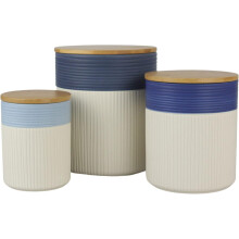 Geometriskt köksburkset med keramiska lock, silikonpackning, 4 st