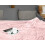 Ροζ Κουβέρτα Fleece California King Size Ελαφριά, Αφράτη, Μαλακή, Αντιστατική Κουβέρτα από 5