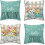 Housses de coussin de Noël HAPPINIESS 45 x 45 cm (lot de 4) 1