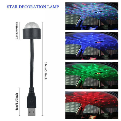 QUS Μίνι φωτισμός LED Ήχος πάρτι Αυτόματο USB Φώτα ντίσκο μπάλα Διακοσμήσεις δωματίου 2