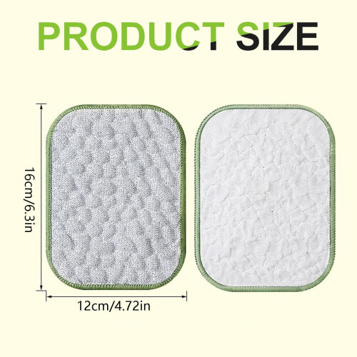 Reusable Wire Dishwashing Rags Round Non-Scratch 5 Pcs 2