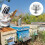 WEUVEB Beekeeping Stand Galvanized Iron 1Pack Rectangular Design Base 7