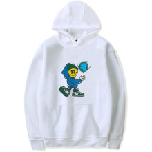 Connor Price Globe Guy Merch-hættetrøje med lommer, snørebånd og unisex hættetrøje, modetøj
