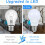 JINYUN-4Pack LED Light Bulbs40watt Equivalent, Daylight5000K, A19Standard Light Bulbs, E26Medium Base, 120V, Non-Dimmable 3
