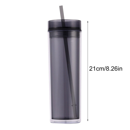 Λεπτά ακρυλικά ποτήρια 16oz – Διπλού τοιχώματος, παστέλ χρώματα, συμβατά με μπύρα, 2