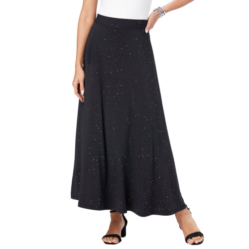 Women's Plus Size Ultrasmooth Fabric Maxi Skirt