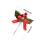 Christmas cake decoration insert: Santa, tree, wreath 3