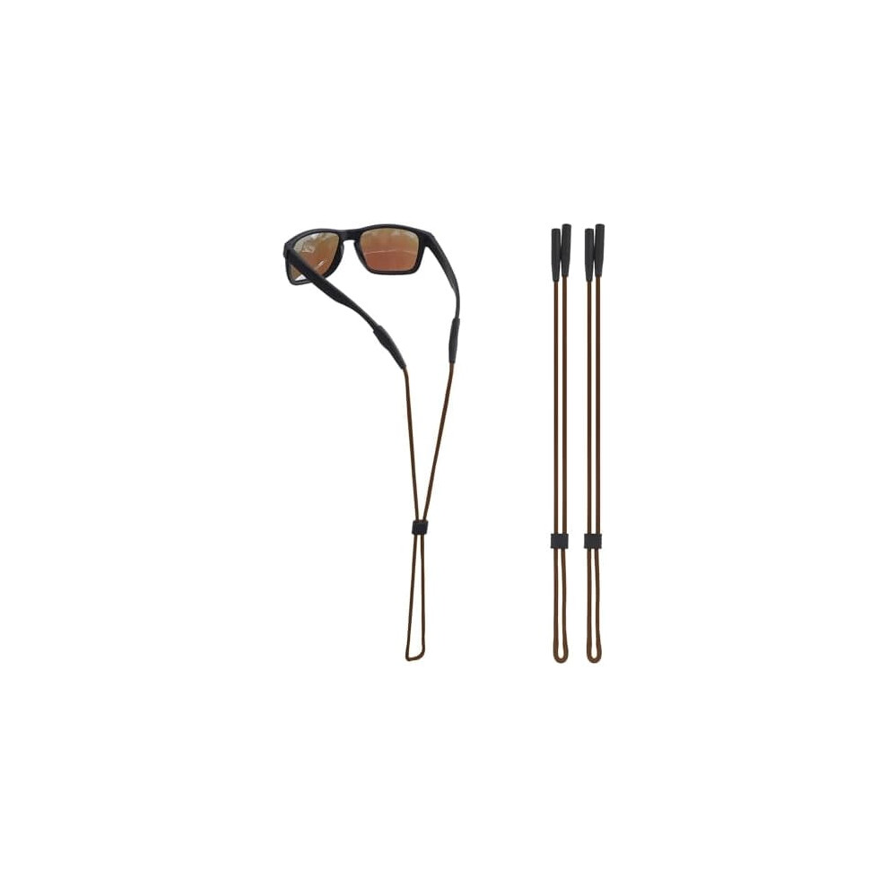 Brown Eyeglasses Holder Strap Â Sunglasses Lanyard For Men, Women, Kids | Neck Eyewear Retainer | 2 Pcs (Brown) | Compatible With Most Eyeglasses