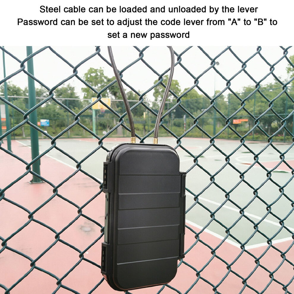 Rustproof Key Lock Safe