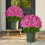 Funsdecor artificial sunset mums orange 5-bundle 6