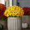 Funsdecor artificial sunset mums orange 5-pack 3