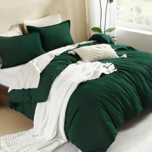 Σετ παπλωμάτων Emerald Green 3 τεμαχίων 79x90in