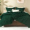 Σετ παπλωμάτων Emerald Green 3 τεμαχίων 79x90in 3