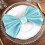 BalsaCircle 10 Pieces 20" Blue Polyester Napkins Wedding Kitchen 6