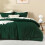 Σετ παπλωμάτων Emerald Green 3 τεμαχίων 79x90in 2