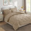 Full Size Comforter Set Burnt Orange 7-Piece 8