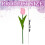 Lyserød kunstig tulipanbuket Real Touch 20 stk. 33 cm 2
