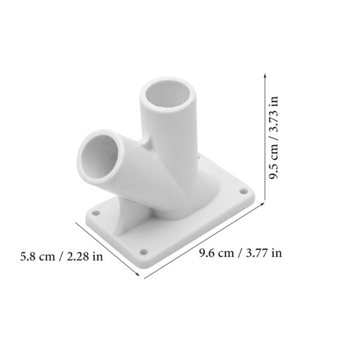 Flag Pole Holder Bracket Wall Mount Flag Holder Plastic Mounting Bracket 2