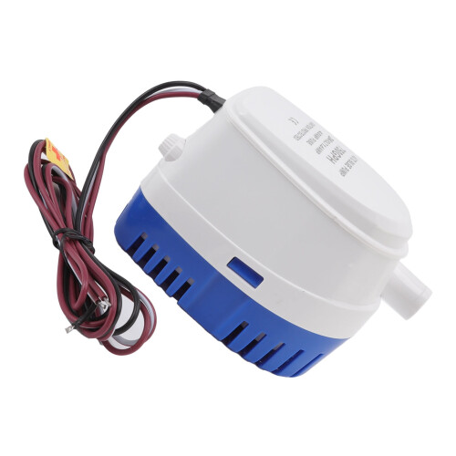 Compact DC Submersible Pump With Float Switch, Ideal For Boats, Aquariums Pools, 5.6m³/h Flow 1