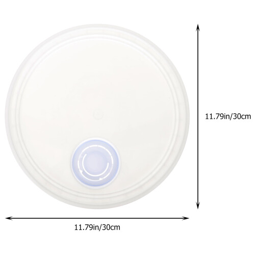 Gallon Bucket Lid Bucket Lid Plastic White 2Set 1