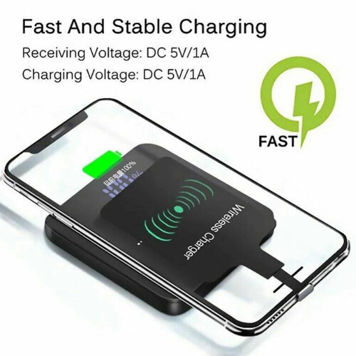 Pentru încărcător wireless USB de tip C pentru Android, adaptor receptor, încărcare rapidă, NICE H6D5 1