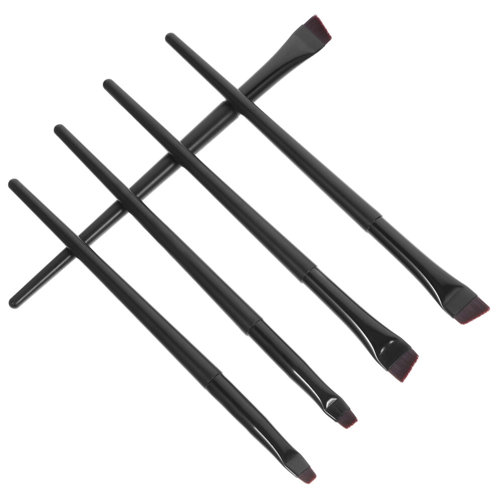 Black 16 Pcs Eye Brush For Eyeliner Precision Makeup Brushes