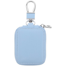 Mini custodia per auricolari, organizer universale per auricolari con clip per auricolari in-ear, scheda per auricolari e cavo di ricarica USB.