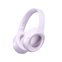 Trådlöst headset V5.2 med brusreducerande mikrofon, ANC, mikrofonavstängning och USB-dongel – kompatibelt med dator/telefon