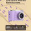Ψηφιακή φωτογραφική μηχανή 4K48MP με αυτόματη εστίαση, αναδιπλούμενη οθόνη 2,4", ζουμ 6