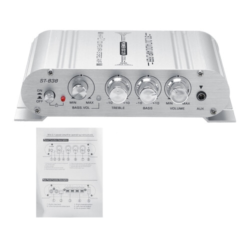Ενισχυτής Αυτοκινήτου 2.1CH40W Hi-Fi Stereo